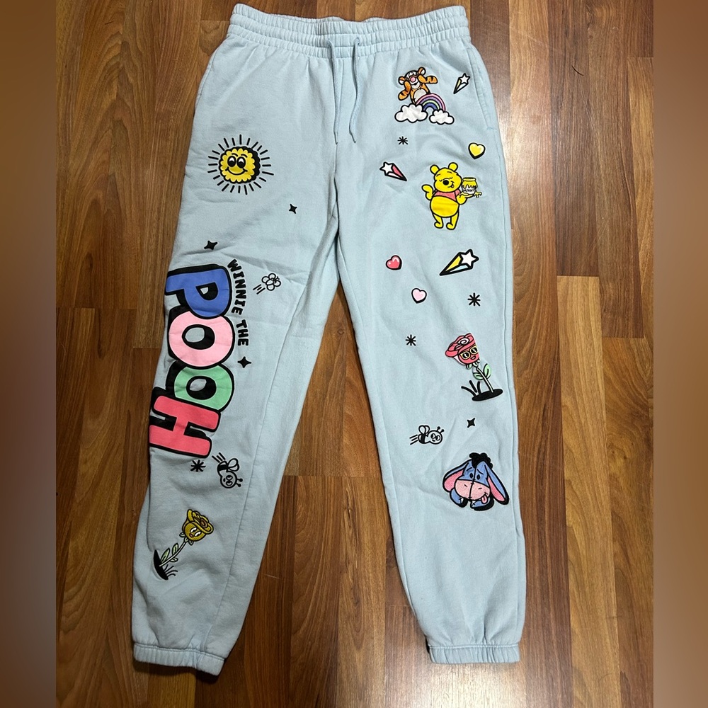 Disney Winnie the Pooh Doodle Icons AlloverPrint Joggers - BoxLunch Exclusive M
